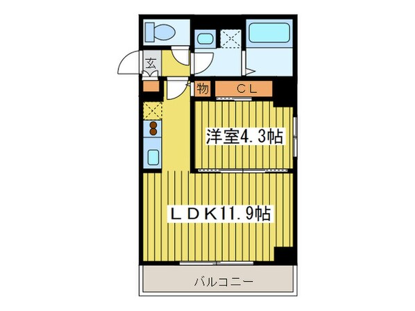 Ｆ０１３の物件間取画像